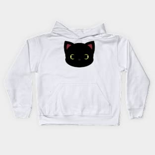 Cute Black Cat Kids Hoodie